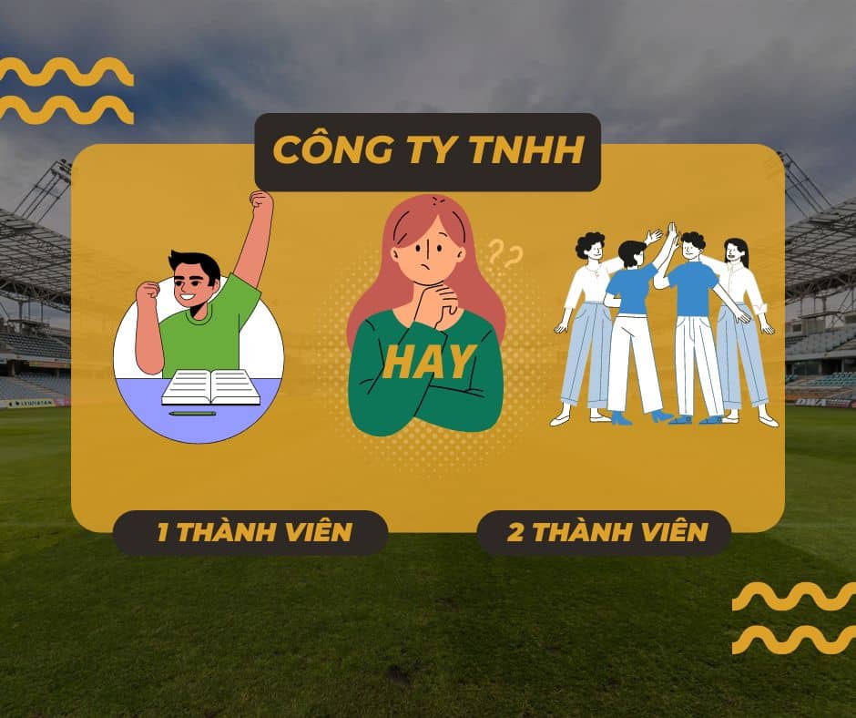 So sánh công ty TNHH 1 thành viên và 2 thành viên