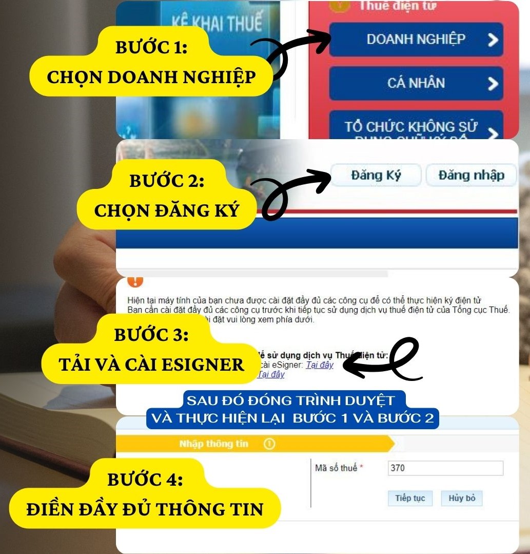 Đăng ký thuế điện tử - KẾ TOÁN VẠN PHÚC