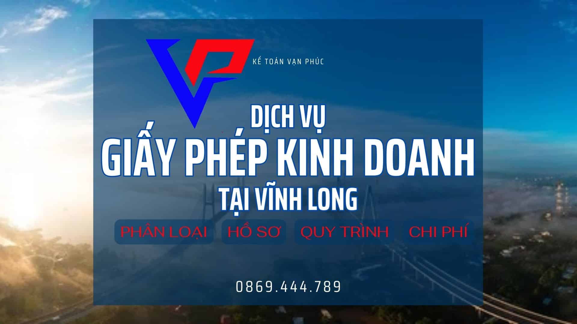 Làm giấy phép kinh doanh tại Vĩnh Long