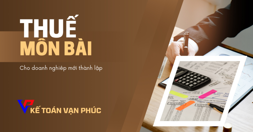 Lệ phí môn bài công ty mới thành lập