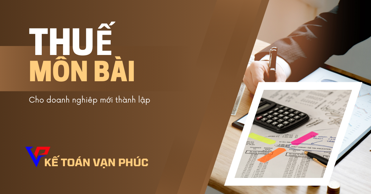 Lệ phí môn bài công ty mới thành lập