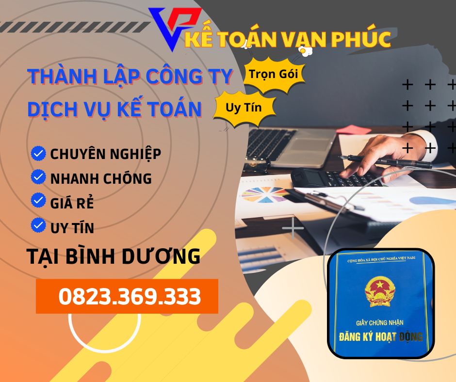 Dịch vụ Kế Toán Bình Dương - Công ty TNHH kế toán Vạn Phúc