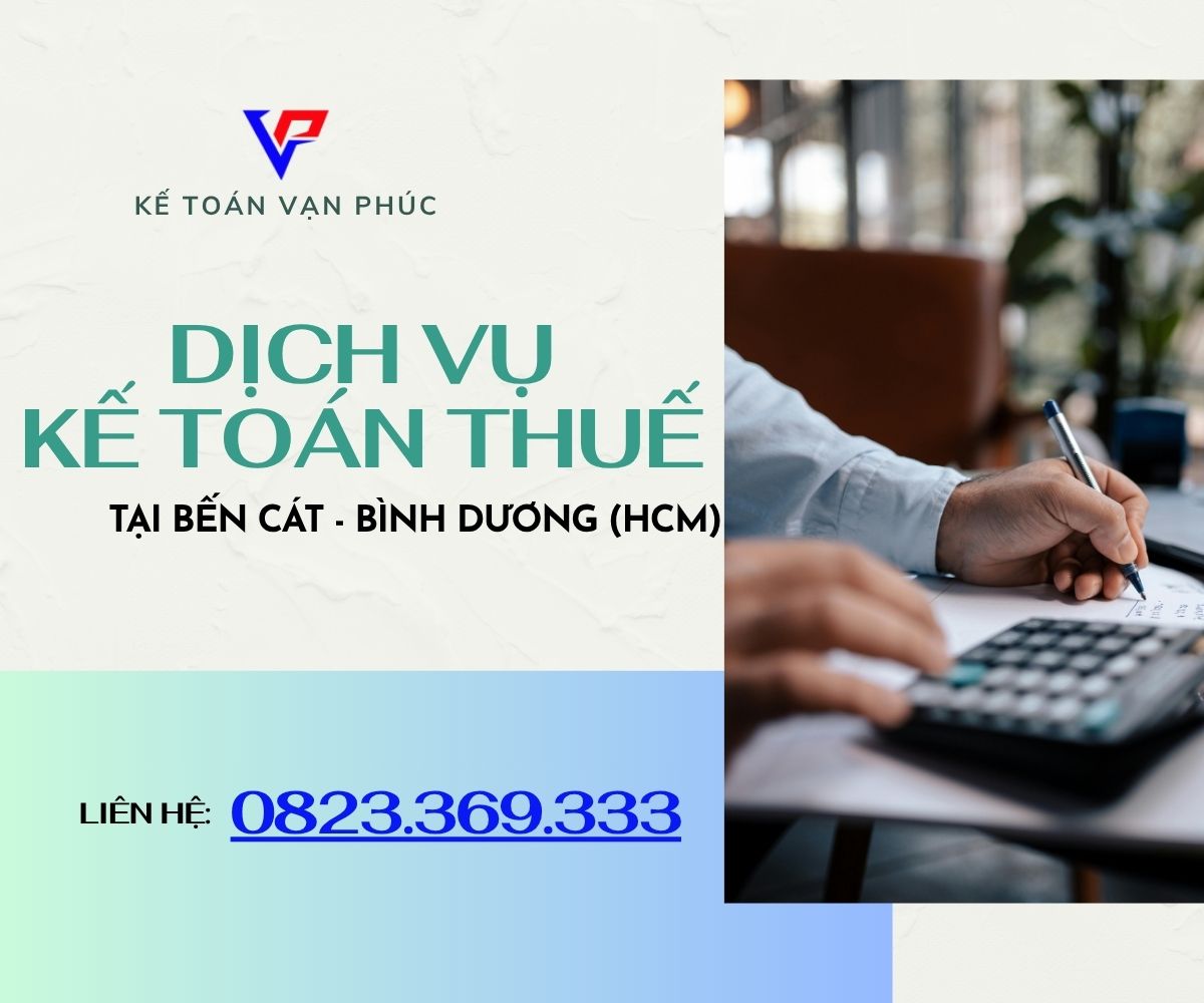 Dịch vụ kế toán thuế Bến Cát Bình Dương