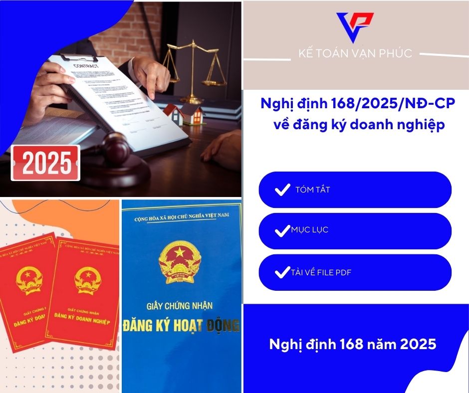 Nghị định 168/2025/NĐ-CP về đăng ký doanh nghiệp