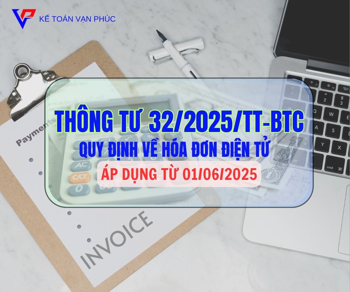 Thông tư 32/2025/TT-BTC về hóa đơn