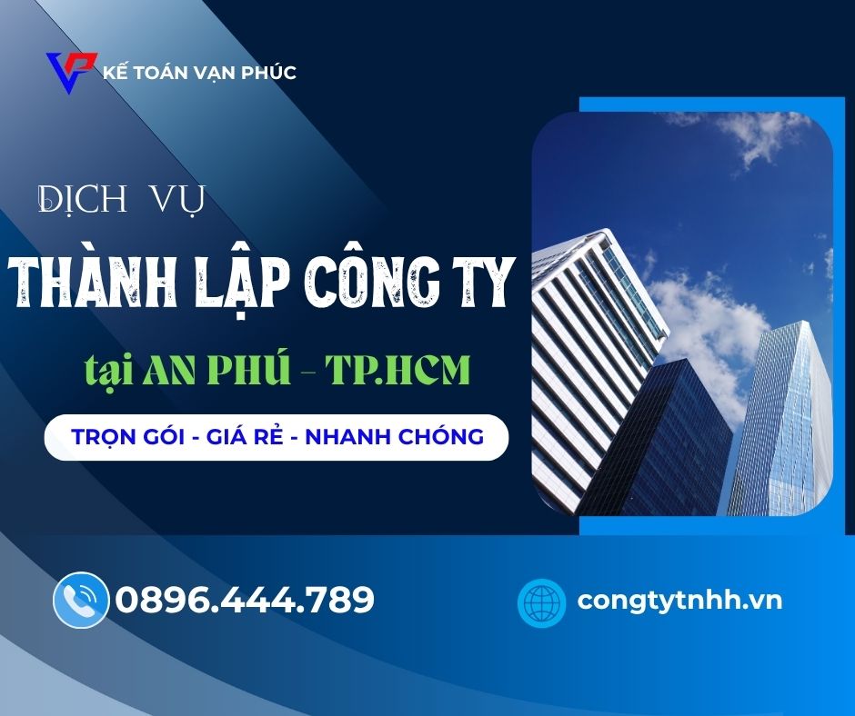 Dịch vụ thành lập công ty tại An Phú