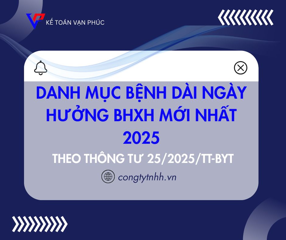 Danh mục bệnh dài ngày hưởng BHXH mới nhất 2025