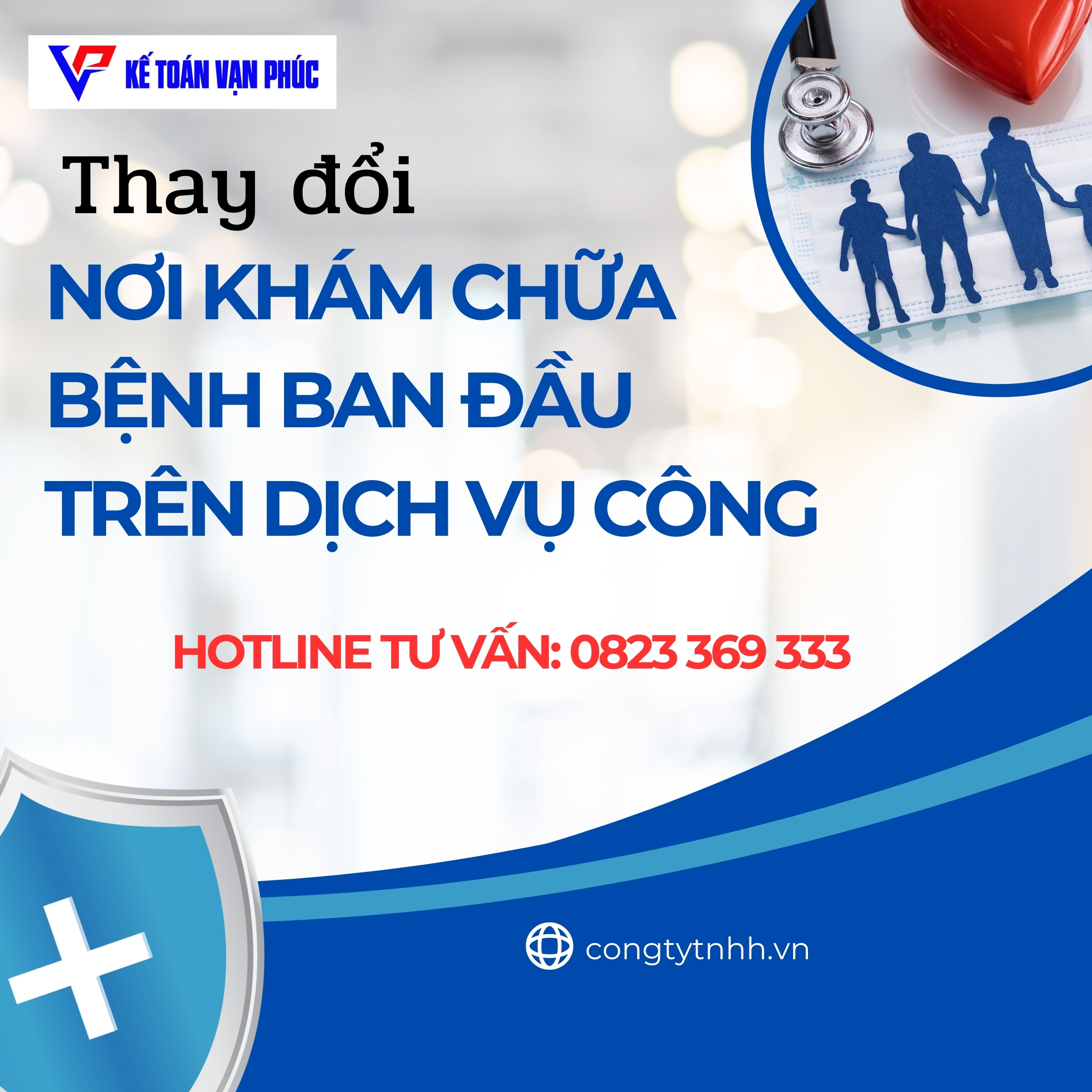 Thay đổi nơi khám chữa bệnh ban đầu trên Dịch vụ Công - KẾ TOÁN VẠN PHÚC