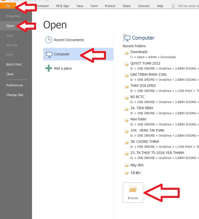Cách ký số trên file pdf - Kế toán Vạn Phúc