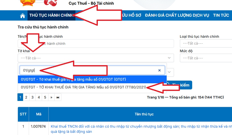 cách nộp tờ khai thuế gtgt trên dịch vụ công - Kế toán Vạn Phúc