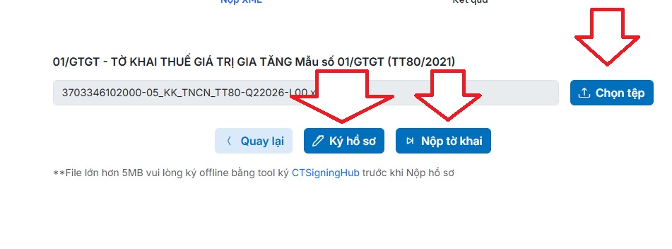 cách nộp tờ khai thuế gtgt trên dịch vụ công - Kế toán Vạn Phúc